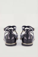 Strappy Toe Loop Ankle Strap Sandals