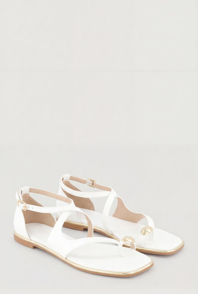 Strappy Toe Loop Ankle Strap Sandals