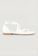 Strappy Toe Loop Ankle Strap Sandals