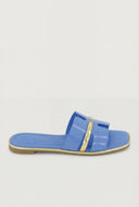 Hayden Band Metallic Threaded Sandals