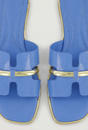 Hayden Band Metallic Threaded Sandals