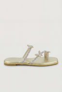 Glam Butterfly Toe Loop Sandals