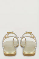 Glam Butterfly Toe Loop Sandals