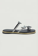 Glam Butterfly Toe Loop Sandals
