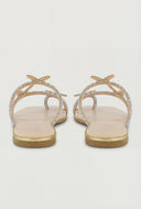 Glam Butterfly Toe Loop Sandals