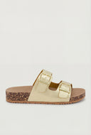 Legacy Buckle Strap Cork Footbed Sandals
