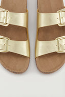 Legacy Buckle Strap Cork Footbed Sandals