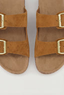 Legacy Buckle Strap Cork Footbed Sandals