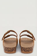 Legacy Buckle Strap Cork Footbed Sandals