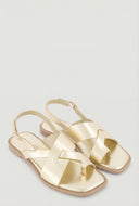 Cross Strap Ankle Sandals