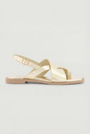 Cross Strap Ankle Sandals