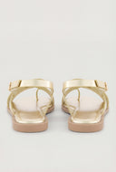 Cross Strap Ankle Sandals