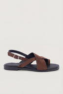 Cross Strap Ankle Sandals