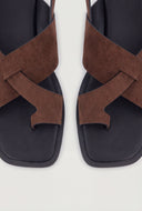 Cross Strap Ankle Sandals