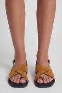 Cross Strap Ankle Sandals