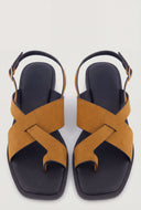Cross Strap Ankle Sandals