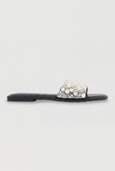 Faux Pearl Glam Slide Sandals