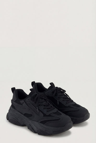 Chunky Platform Lace-Up Sneakers