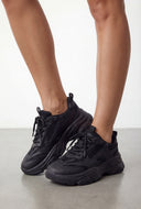 Chunky Platform Lace-Up Sneakers