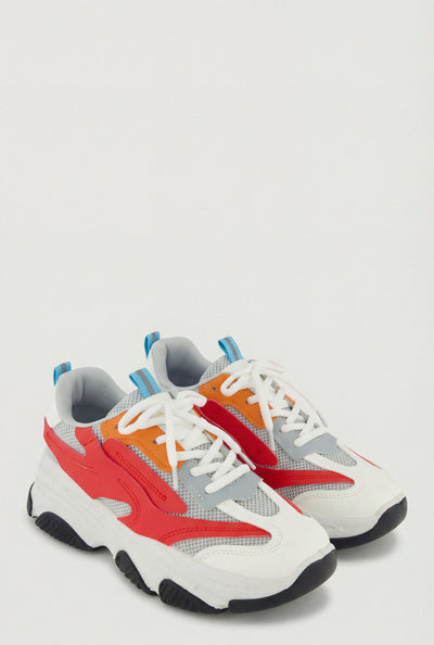 Chunky Platform Lace-Up Sneakers