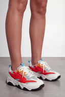 Chunky Platform Lace-Up Sneakers