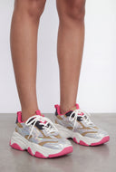 Chunky Platform Lace-Up Sneakers