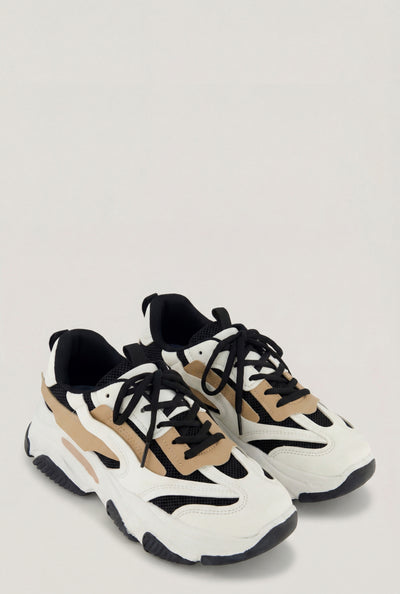 Chunky Platform Lace-Up Sneakers