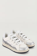 Cleo Chevron Detail Rope Lace-Up Sneakers