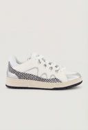 Cleo Chevron Detail Rope Lace-Up Sneakers