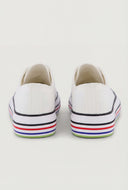 Multi Stripe Platform Canvas Sneakers