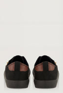 Camryn Denim Side Zip Lace-Up Sneakers