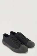 Rachel Canvas Lace-Up Cap Toe Sneakers