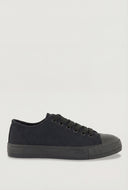 Rachel Canvas Lace-Up Cap Toe Sneakers