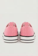 Rachel Canvas Lace-Up Cap Toe Sneakers
