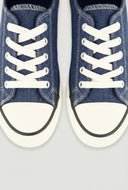Rachel Canvas Lace-Up Cap Toe Sneakers