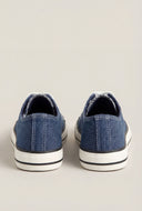 Rachel Canvas Lace-Up Cap Toe Sneakers