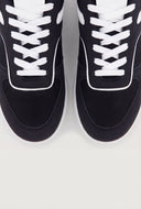 Contrast Lace-Up Sneakers