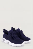 Textured Knit Bubble Sole Sneakers