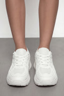 Lace Up Platform Athletic Sneakers