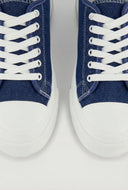 Platform Lace-Up Canvas Sneakers
