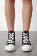 Andie Platform Cap Toe High Top Sneakers