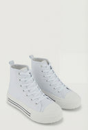 Andie Platform Cap Toe High Top Sneakers