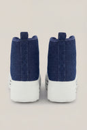 Andie Platform Cap Toe High Top Sneakers