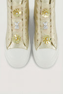 Tatum Charm High-Top Platform Sneakers