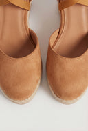 Lace Up Espadrille Wedges