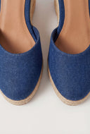 Lace Up Espadrille Wedges