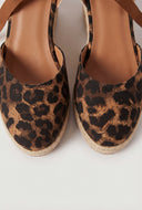 Lace Up Espadrille Wedges