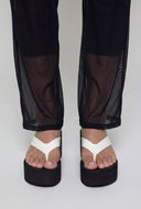 Amani Platform Wedge Thong Sandals