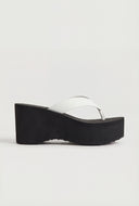 Amani Platform Wedge Thong Sandals