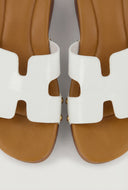 Hayden Band Platform Slide Sandals